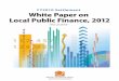 White Paper on - 総務省White Paper on Local Public Finance, 2012 - Illustrated - Financial Management Division, Local Public Finance Bureau, Ministry of Internal Affairs and Communications