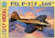 therealmidori.comtherealmidori.com/Card_planes/PZL P-37A LOS.pdf · 2019. 6. 17. · PZL P-37 LOS POLSKI SAMOLOT BOMBOWY PO uzyskaniu niepodleglošci w 1918 roku wšród zdobyczy