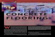 NOVEMBER 2006 - Polymer Epoxy Resin Flooring Installation€¦ · Decorative Flooring system from General Polymers, a Sherwin-Williams brand was recommended. The Bio-Flake system