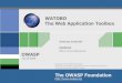 WATOBO - The Web Application Toolbox · 2020. 1. 17. · Komponente: GUI GUI ist ein Muss! Web-App-Analyse ohne GUI nicht möglich CLI nicht für alle Bereiche sinnvoll ;) Für manuelle