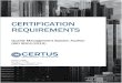 QMS Auditor Requirements 10-14-2020 · 2020. 10. 14. · QMS Auditor Certification Requirements. Created 9-1-20. Revised 10-14-20. 5 • Participating in scheme committees, ISO technical