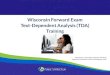 Wisconsin Forward Exam Text-Dependent Analysis (TDA) Training · 2020. 6. 30. · holistic rubric that measures writing skills and the student’s ability to analyze and use information