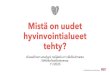 Mistä on uudet hyvinvointialueet - MDI...Sairastavuusindeksi oli terveydellisesti kilpailukykyisin Länsi-Uudenmaan (93), Helsingin (91) ja Vantaa-Keravan (87) alueilla. Uudenmaan