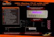 H0U Series PLC with HMI - Inova Automation Flyer V0.0.pdfH0U Series PLC with HMI Integrated PLC with text HMI PLC and Text HMI combined Basic instruction: 100ns/instruction Program