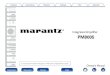 Integrated Amplifier PM8005 - Marantz...r ty ui o Q0 Q1 r BASS control knob This adjusts the bass (vpage 26). t Speaker switching buttons/indicators (SPEAKERS A/B) These select the