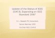 Update of the Status of IEEE 1547.8, Expanding on IEEE ...IEEE 1547 SERIES OF STANDARDS 1547, the Interconnection standard 1547.1, testing requirements 1547.2, application guide 1547.3,