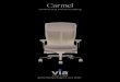 Carmel - Microsoft · 2020. 12. 20. · Carmel captivates with distinct stitch work. These signature lines arch around the mid and high back’s headrest and run down the center