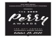 2020 Perry - NJACT · 2020. 10. 25. · awards the new jersey. association of community theatres presents. the 47. th. annual community theatre awards. october 25, 2020. perry. the