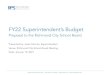 FY22 Superintendent’s Budget · 2021. 1. 19. · FY22 Superintendent’s Budget: Proposal to the Richmond City School Board 20 Proposal for the $9 Million in Recurring Funds from