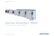 Servo inverter i950 - download.lenze.com servo inverters__v4-0__EN.pdfActuating drives are very commonly used in servo technology. The basis for this is the i700 servo inverter with