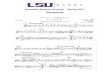 Saxophone - Louisiana State UniversitySaxophone . Andantino lento 141 Con moto 149 Allegretto 157 Eb Alto Chaconne for Saxophone quartet Andantino lento J.S.Bach rro Yasuhide BANDS