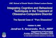Integrating Cognitive and Behavioral Techniques in the ... · PDF file Integrating Cognitive and Behavioral Techniques in the Treatment of ... • Using cognitive-behavioral framework
