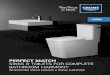 PERFECT MATCH SINKS & TOILETS FOR COMPLETE ......BATHROOM HARMONY INTRODUCING GROHE ESSENCE & GROHE EUROCUBE ® new 39 661 000 Eurocube® dual flush right height elongated combo with