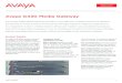 Avaya G430 Media Gateway - Assist Telcom ... 1 The Avaya G430 Media Gateway consists of a 1.5U high, 19” rack mountable chassis with DSP resources and memory. It has three Media