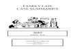 FAMILY LAW CASE SUMMARIES - FICPA · 2016. 6. 18. · FAMILY LAW CASE SUMMARIES 2010 January - June CYNTHIA L. GREENE Law Offices Greene Smith & Associates, P.A. Miami, Florida 