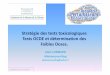 Stratégie des tests toxicologiques OCDE et détermination des Faibles Doses. · 2018. 8. 29. · Stratégie des tests toxicologiques Tests OCDE et détermination des Faibles Doses