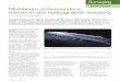 technical Multibeam echosounders: trends in the hydrographic … · 2014. 1. 15. · generation multibeam sonars must be geared for high efficiency; a mantra for robust common-goal