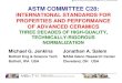 search.jsp?R=20170006567 2019-11-18T16:54:38+00:00Z ASTM ...€¦ · ASTM COMMITTEE C28: INTERNATIONAL STANDARDS FOR PROPERTIES AND PERFORMANCE OF ADVANCED CERAMICS THREE DECADES