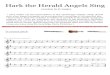 Hark the Herald Angels Sing - Piano-Accompaniments.com the... · 2014. 11. 18. · Hark the Herald Angels Sing version in G major I have written out five transcriptions of this carol/song’s