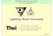 Lighting: Basic Concepts - ibse.hkibse.hk/SBS5312/SBS5312_1718_02-basic_concepts.pdf · 2017. 8. 31. · sensitivity to respond to different levels of light ... • Visual acuity