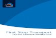TRAVEL TRAINER WORKBOOK - transportnsw.info...First Stop Transport Travel Trainer Workbook Travel Training What is travel training? Travel training is a learner-centred training process,