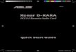 Xonar D-KARA - Asusdlcdnet.asus.com/pub/ASUS/Audio_Card/Xonar_DKara/U7299...• Carte son PCI ASUS Xonar D-KARA • CD de support contenant le pilote audio et le manuel d’utilisation