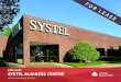 FOR LEASE SYSTEL BUSINESS CENTRE · 2020. 3. 3. · Systel Business Centre is an attractive single-story flex property offering office and quasi-retail space in the heart of the North