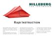 Rajd Instruction - docs. · PDF file Rajd Instruction Rajd innehåller shelter, staglinor och 10 markpinnar – inga stänger – eftersom du kan använda 2 vandringsstavar eller grenar