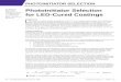 Your Source for UV LED Technology - By Wyrostek, Michael … · 2020. 2. 4. · 16 | UV+EB Technology • Issue 2, 2017 uvebtechnology.com + radtech.org t page 14 PHOTOINITIATOR SELECTION