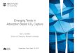 Emerging Tends in Adsorption Based CO2 Capture · 2017. 10. 23. · Emerging Tends in Adsorption Based CO 2 Capture Alan L Chaffee School of Chemistry, Monash University. Hypercap,