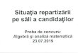 s ·• s · 2019. 7. 22. · Sala de concurs I1'1JI/ Semnatura candida! Observatii Responsabil de sala . Universitatea "Lucian Blaga" din Sibiu Facultatea de lnginerie ... CONTIU
