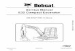 BOBCAT E32 COMPACT EXCAVATOR Service Repair Manual (SN B2VV11001 AND Above)