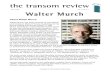 April, 2005 Vol. 5/Issue 1 Walter Murch - Transom ... Transom Review ¢â‚¬â€œ Vol.5/ Issue 1 4 Womb Tone
