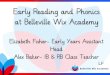 Early Reading and Phonics at Belleville Wix Academy ... Reception •the start of systematic phonic work •the introduction of grapheme-phoneme correspondences –one representation