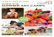 AGES 4-18 SUMMER ART CAMPS€¦ · 6 REGISTER TODAY: CALL 847.475.5300 FAX 847.475.5330 ONLINE AGES 4-5, 6-8 SUMMER CAMPS Our younger campers share a fun and dynamic camp theme each