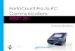 PortaCount Pro-to-PC Communications RESFT 201 · +Develop an understanding of PortaCount Pro/Pro+ communications +Setting up and verifying PortaCount Pro/Pro+ communications +Common
