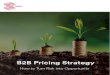 B2B Pricing Strategy · 2020. 8. 26. · Iris Pricing Solutions. B2B Pricing Strategy. How to Turn Risk into Opportunity. 2 When a natural disaster strikes, it triggers a wave of