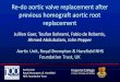 Re-do aortic valve replacement after previous homograft aortic … · 2019. 5. 24. · treatment of infective endocarditis: Executive summary J Thorac Cardiovasc Surg 153:1241-1258