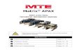 Matrix APAX - MTE CorporationMatrix® APAX Technical Reference Manual 380V-415V 50Hz 3 Form: MX-TRM-E January 2018 REV. 003 2. GENERAL INFORMATION The purpose of this manual is to