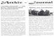 Archiv - Journal - Stadt Norderney...— ein Archiv-Journal neues Mitteilungsblatt des Stadtarchives Unter dem Titel „Archiv-Journal" stellt das Stadt- archiv Norderney ein neues