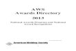 AWS Awards Directory 2013 - American Welding Society · 2014. 9. 24. · AWS Awards Directory 2013 National Awards Program and National Award Recognitions ... their lecture is submitted,