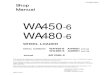 Komatsu WA480-6 Wheel Loader Service Repair Manual SNA38001 and up
