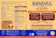 Khazana - Celebrating more than 34 years of service at ...KHAZANA VEGETABLE PLATTER (Gluten Free) $30.00 3pcs Paneer tikka, 3pcs mushrooms, 3pcs vegetable pakora served with cubes