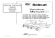 BOBCAT 2200 2200S 2300 UTILITY VEHICLE Service Repair Manual SN A59W11001 & ABOVE (2300 DIESEL)]