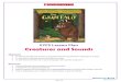 EYFS Lesson Plan Creatures and Sounds · 2021. 1. 12. · EYFS Lesson Plan . Creatures and Sounds . Objectives • To choose sounds and actions to represent events and character responses