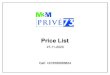 Price List€¦ · Price List 27-11-2020 Call: +918586866824. THANK YOU Call: +918586866824. Title: prive 73.cdr Author: Jitender Created Date