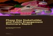 Phase One Stakeholder and Public Engagement Summary ......From Tuesday, September 1 to Wednesday, September 30, 2020, TransLink conducted the first round of stakeholder and public