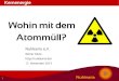 Wohin mit dem Atommüll? - WordPress.com · 2014. 11. 29. · 11 Kultur und Urheberrecht 11 Nuklearia Klassifizierung nach Wärmeentwicklung (DE) Deutschland klassifiziert Atommüll