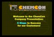 Welcome to the ChemCon Company Presentation: 6 Steps to ...Partnering_Veranstaltung/11+ChemCon-p-1… · 1997: ChemCon was founded as a Chem ical Con sulting Company. ChemCon´s Start