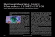 Remembering Jerry Marsden (1942–2010) · 2012. 6. 26. · Remembering Jerry Marsden (1942–2010) Tudor Ratiu and Alan Weinstein, Coordinating Editors JerroldEldonMarsden,knowntoallhisfriendsand
